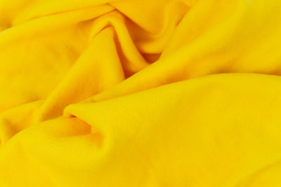 Full frame shot of yellow textile