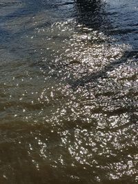 Full frame shot of rippled water