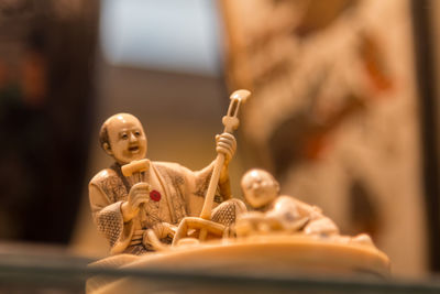 Close-up of buddha statue