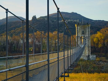 The himalayan gate leads from the ardeche to drome in rochemaure