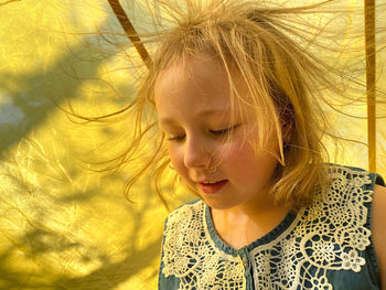 Portrait of a smiling girl