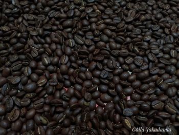 Full frame shot of coffee beans