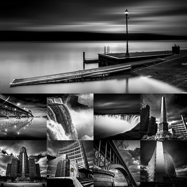 sky, built structure, architecture, water, reflection, building exterior, modern, city, cloud - sky, sea, sunlight, outdoors, no people, chair, in a row, restaurant, nature, cloud, skyscraper, cityscape