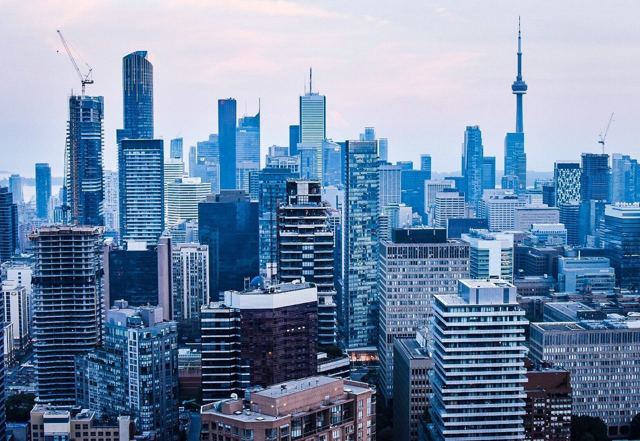 MODERN BUILDINGS AGAINST SKY IN CITY