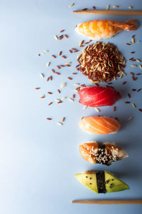 Close-up of dessert in plate on table