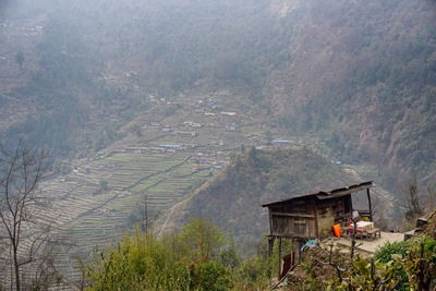 Scenic view of agricultural landscape