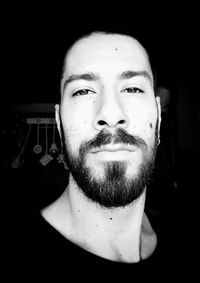 Close-up portrait of man