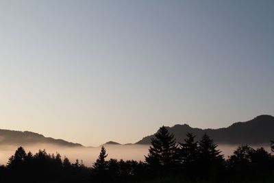 Scenic view of mountains