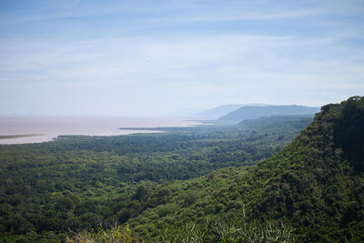 Scenic view of landscape against sky