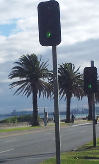 Road against cloudy sky
