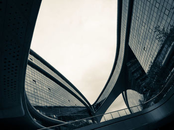 Close-up of cityscape against sky