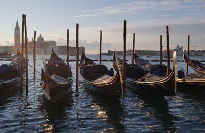 Boats in grand canal