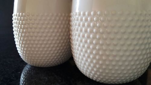 High angle view of electric on table