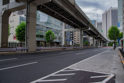 Roppongi dori and the metropolitan expressway seen from tokyo roppongi 3-chome
