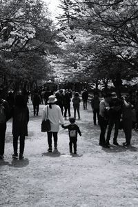 People in park