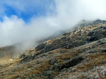 Scenic view of mountain against sky
