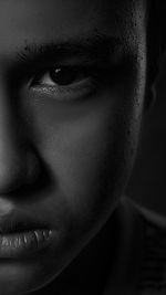 Close-up portrait of man