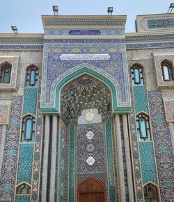 Low angle view of ornate building