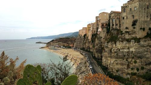 Panoramic shot of sea against sky