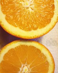 Close-up of lemon slices