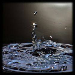 Close-up of splashing water