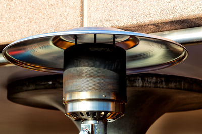 Close-up of electric lamp