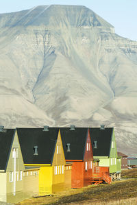 Wooden colorful houses