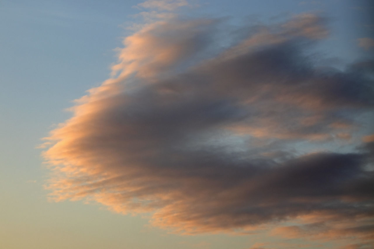 LOW ANGLE VIEW OF DRAMATIC SKY AT DUSK