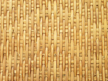 Detail shot of wicker basket