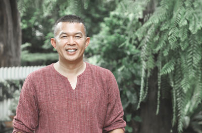 Portrait of a smiling young man