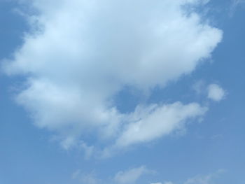 Low angle view of clouds in sky