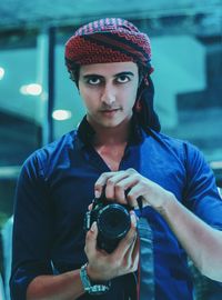 Portrait of young man