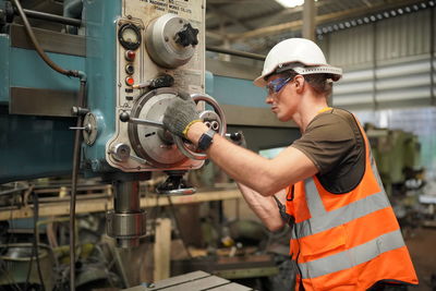 Man working in factory