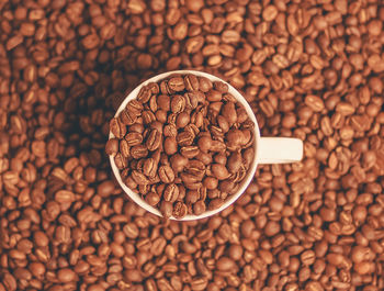 Close-up of coffee beans