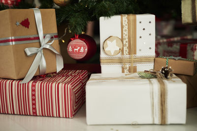 Christmas tree in box
