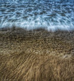 High angle view of sea