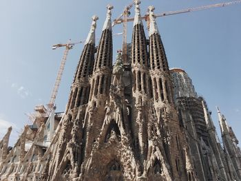 Low angle view of temple