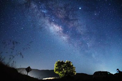 Gorgeous milky way sky over southern california.