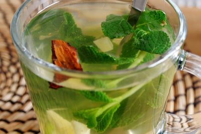 Close-up of drink on table