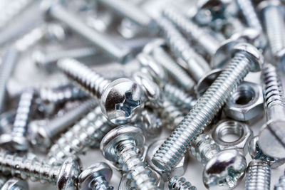 Close-up of screw