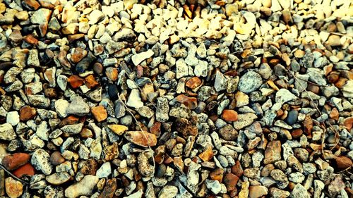 Full frame shot of stones
