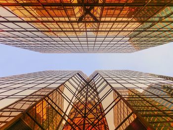 Low angle view of buildings against sky