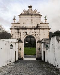 View of historical building