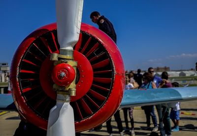Panoramic view of road against blue sky