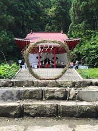 Steps in temple