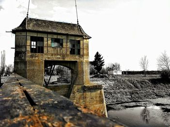 View of built structure against sky