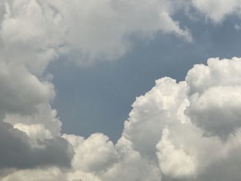 Low angle view of clouds in sky
