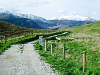 Scenic view of landscape against sky