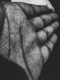 Close-up of hands