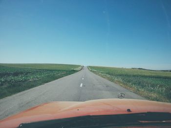 Country road at dusk